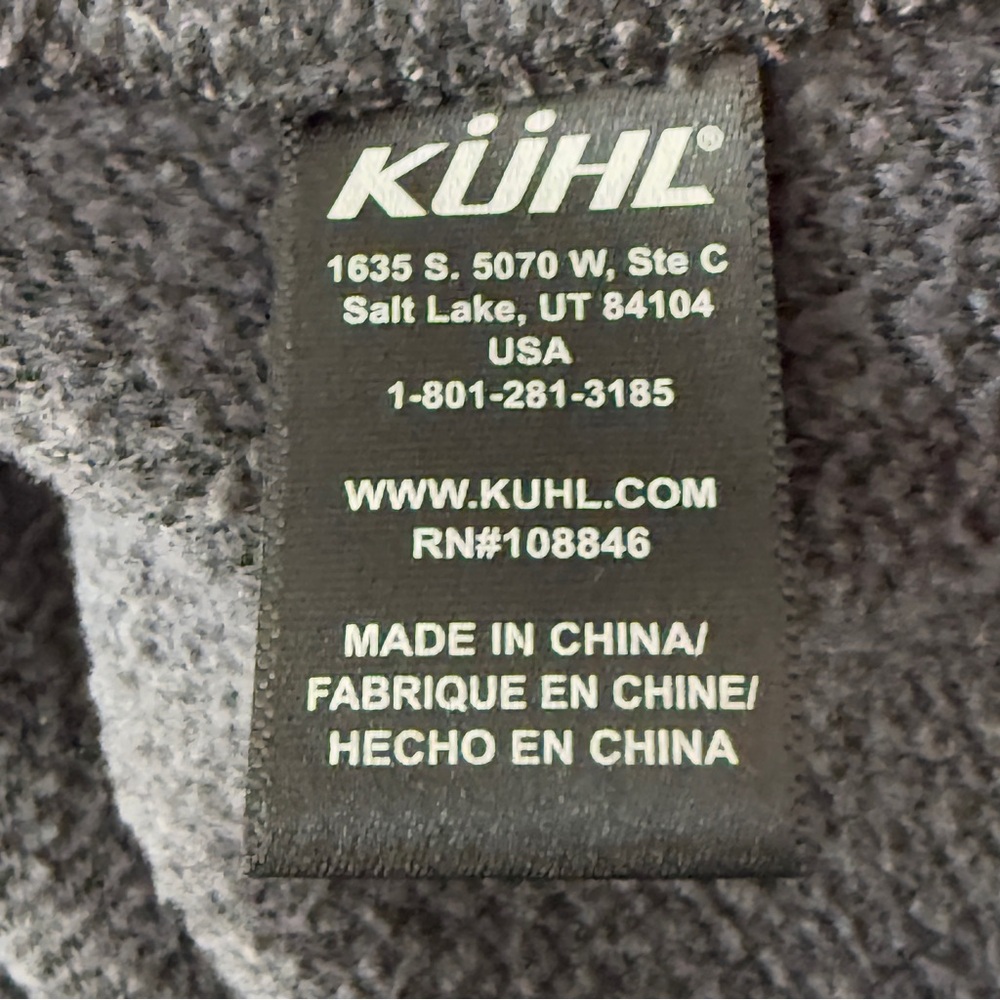 Kuhl Black Knit Zip Up Jacket Size S with Pockets Casual Athleisure Outdoors - Picture 10 of 11